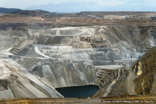 ASARCO, az egyik legnagyobb bányaipari cég (USA, Arizona)
